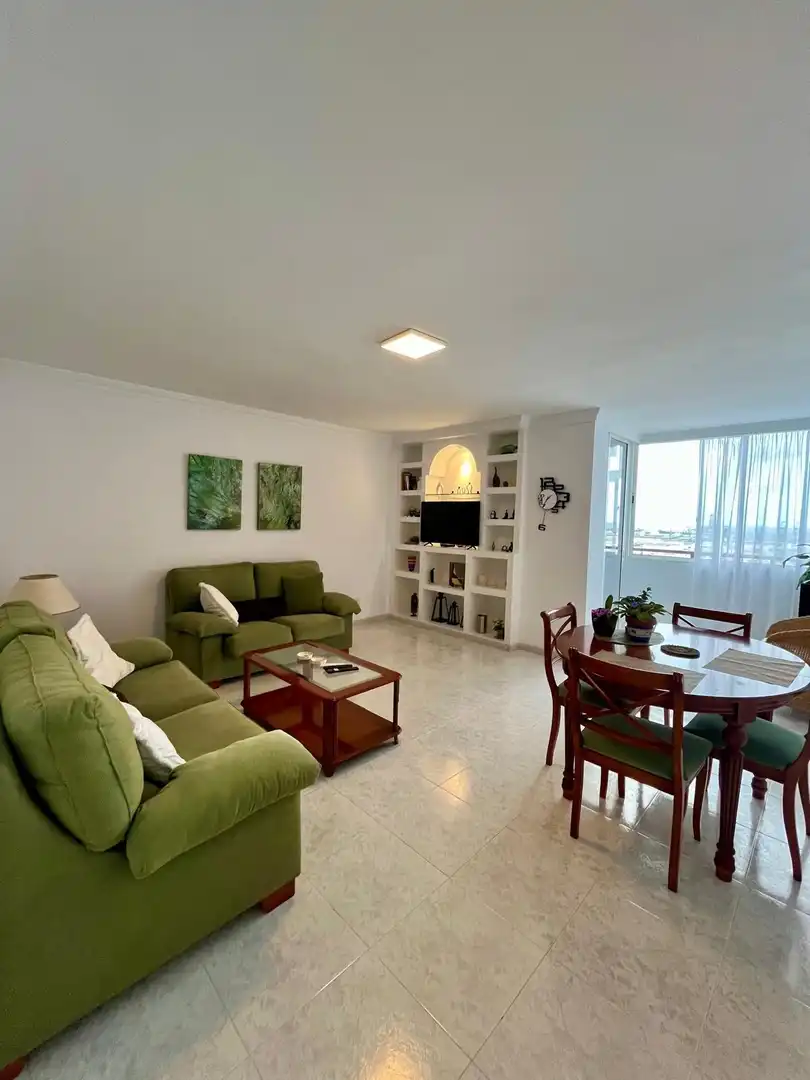 Sala de estar de Piso de alquiler en Las Palmas de Gran Canaria con Terraza y Amueblado