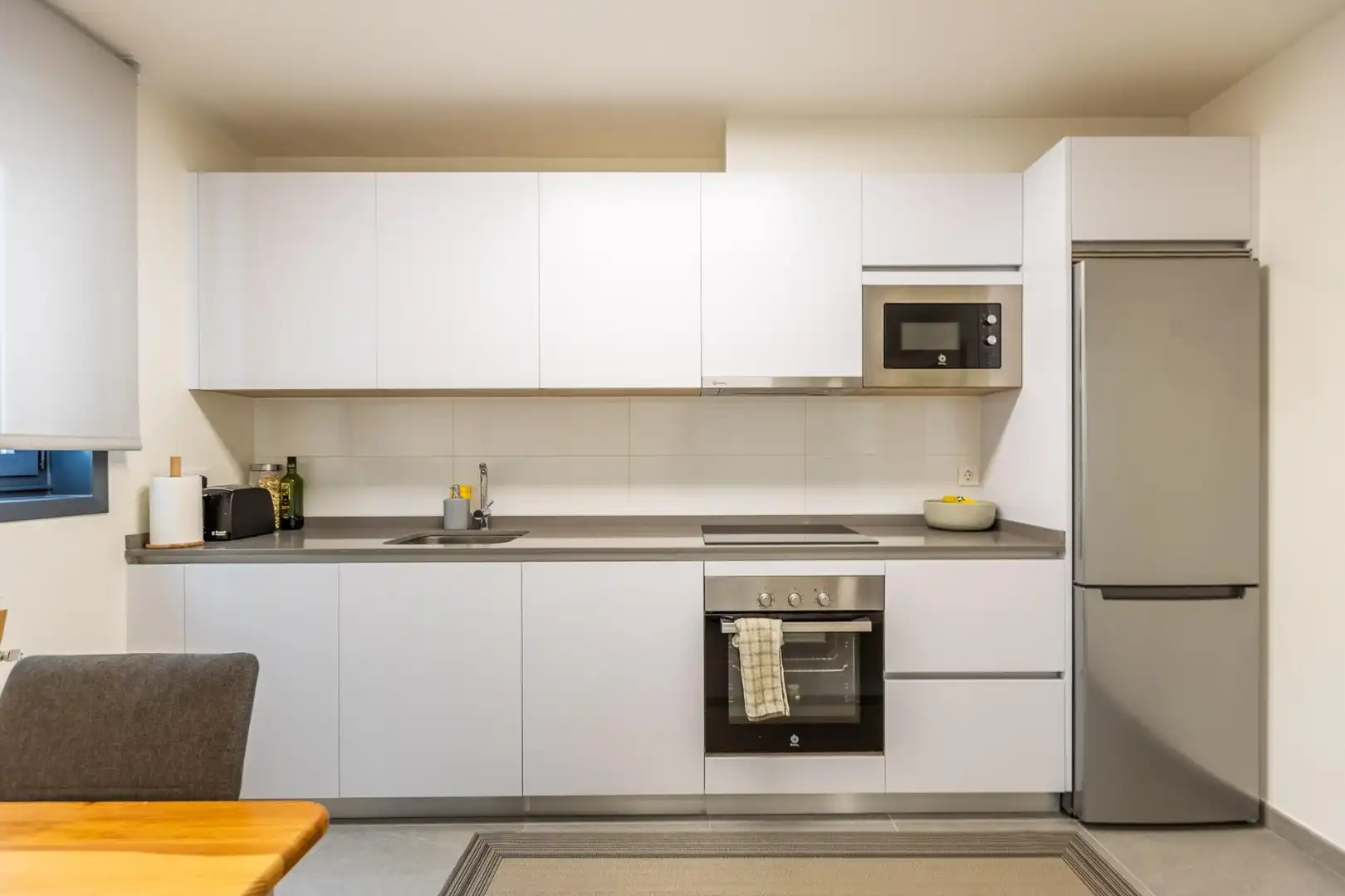 Cocina de Piso en venta en A Coruña Capital  con Calefacción, Jardín privado y Terraza