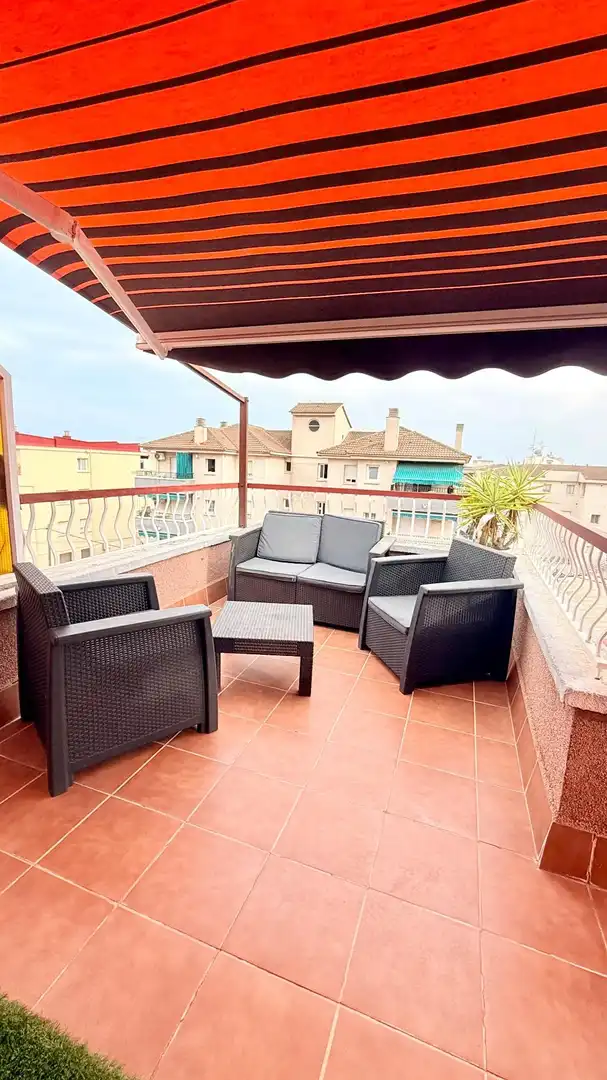 Terrace of Attic for sale in Cunit  with Air Conditioner, Parquet flooring and Terrace