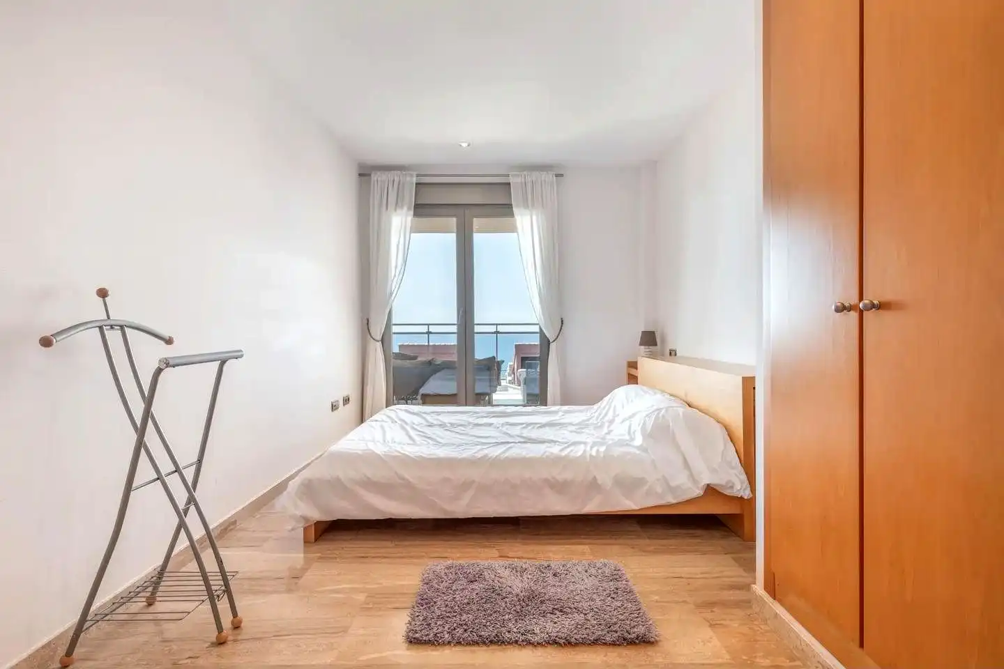 Schlafzimmer von Maisonette zur Miete in Oropesa del Mar / Orpesa mit Klimaanlage, Terrasse und Möbliert