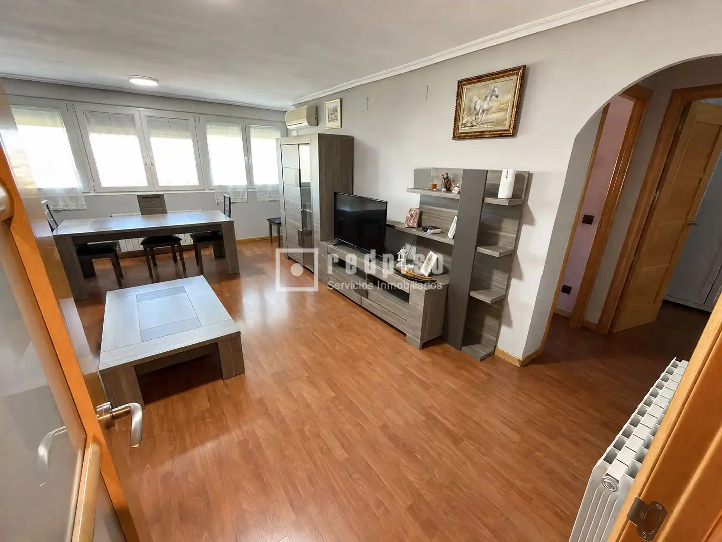 Sala d'estar de Pis en venda en Madrid amb Aire condicionat, Calefacció i Jardí privat