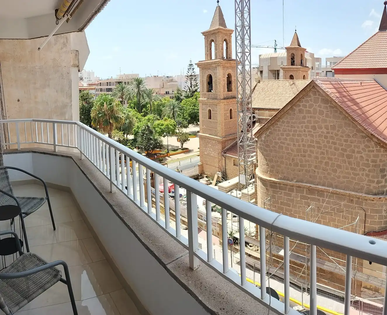 Terrasse von Wohnungen zum Verkauf in Torrevieja mit Klimaanlage, Heizung und Terrasse
