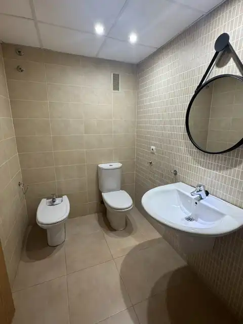 Bathroom of Flat for sale in L'Alcora  with Air Conditioner, Parquet flooring and Furnished