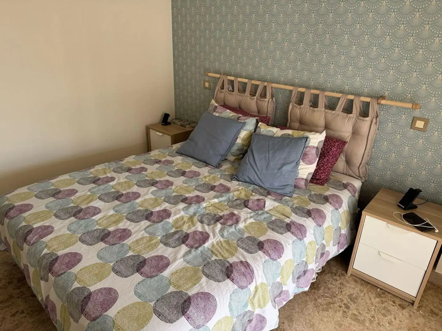 Habitación de Apartamento de alquiler en Mijas con Aire acondicionado, Terraza y Amueblado