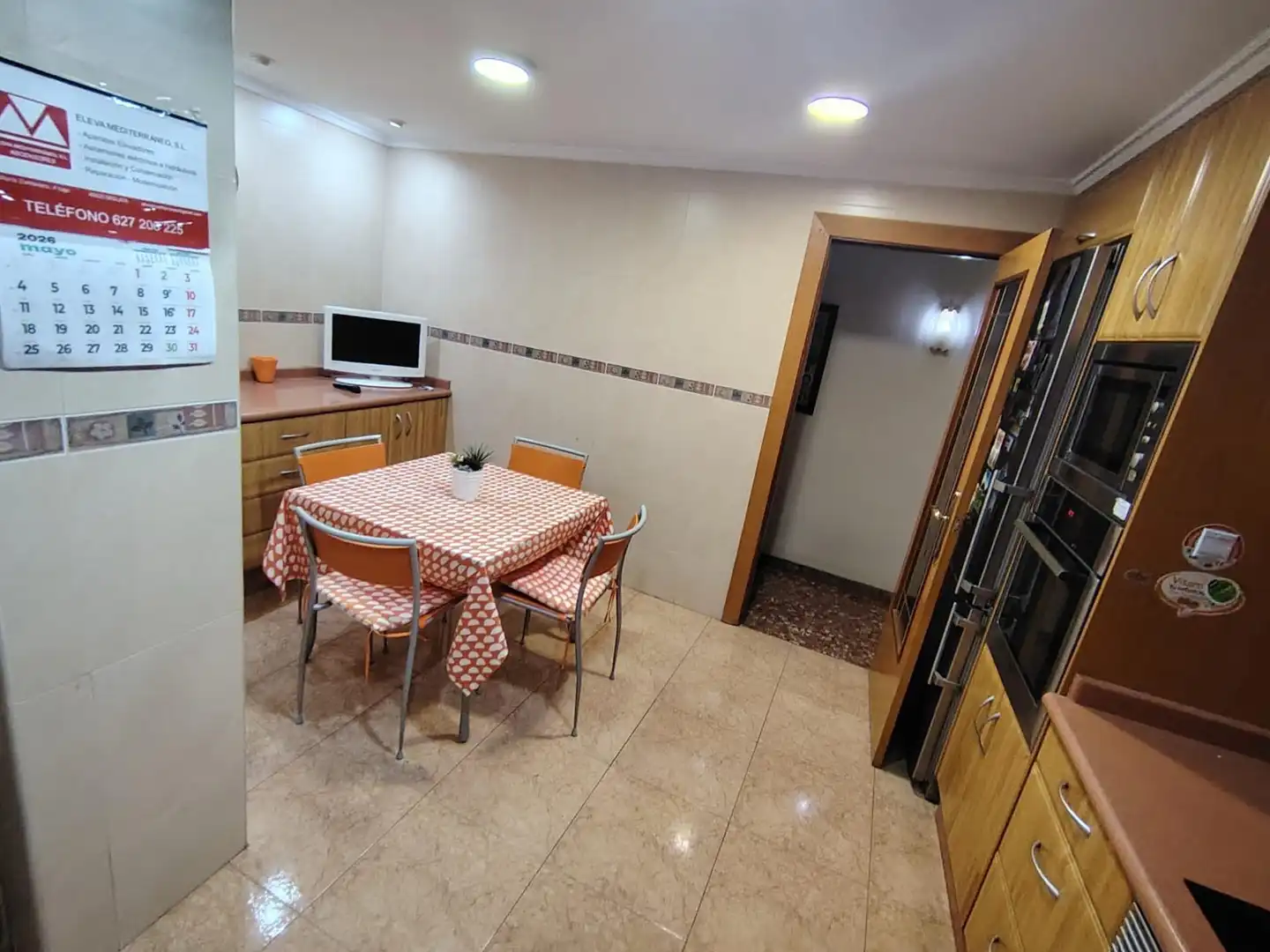 Cocina de Piso de alquiler en Mislata con Aire acondicionado, Calefacción y Amueblado