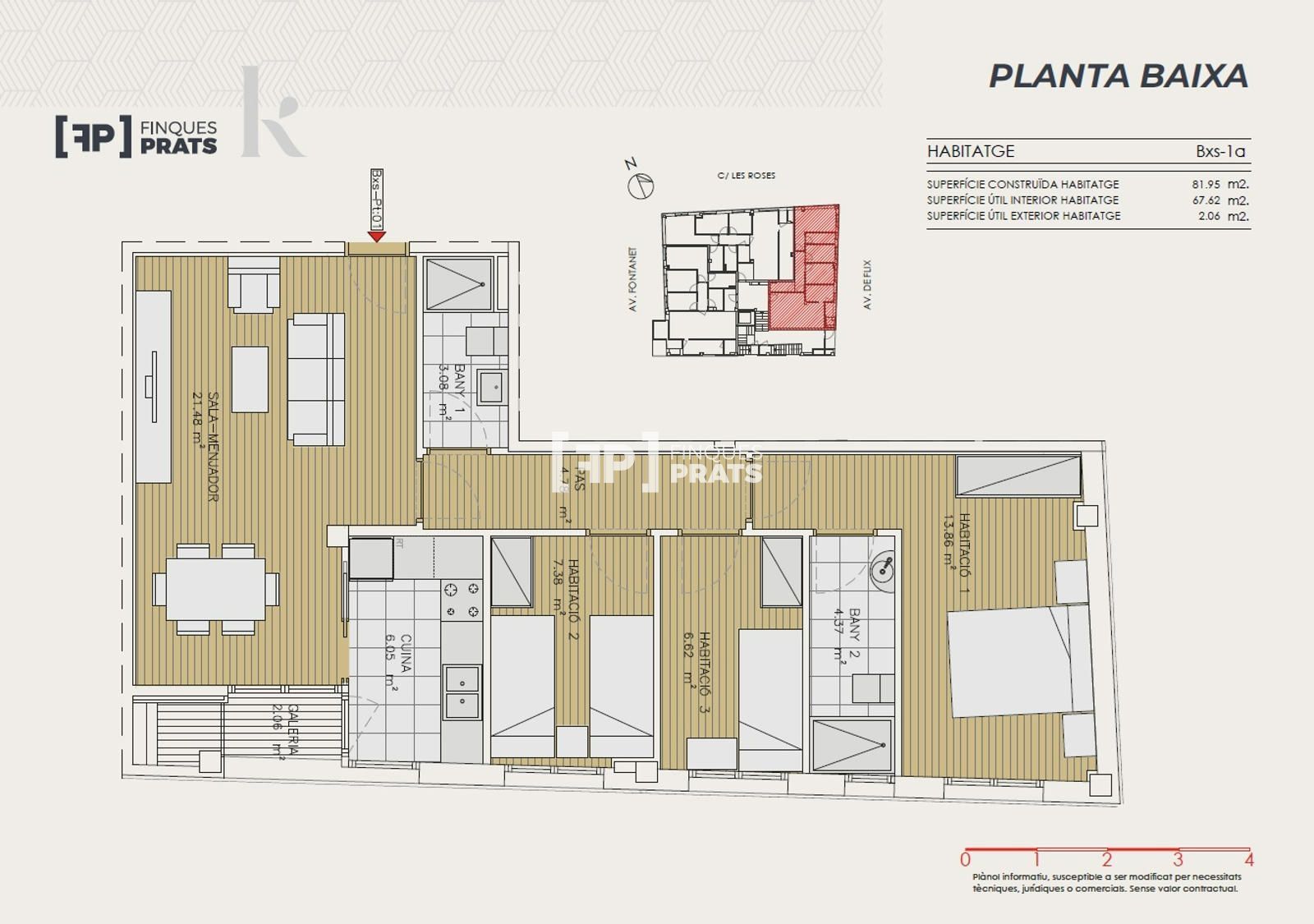 Flat for sale in  Lleida Capital  with Air Conditioner, Heating and Terrace