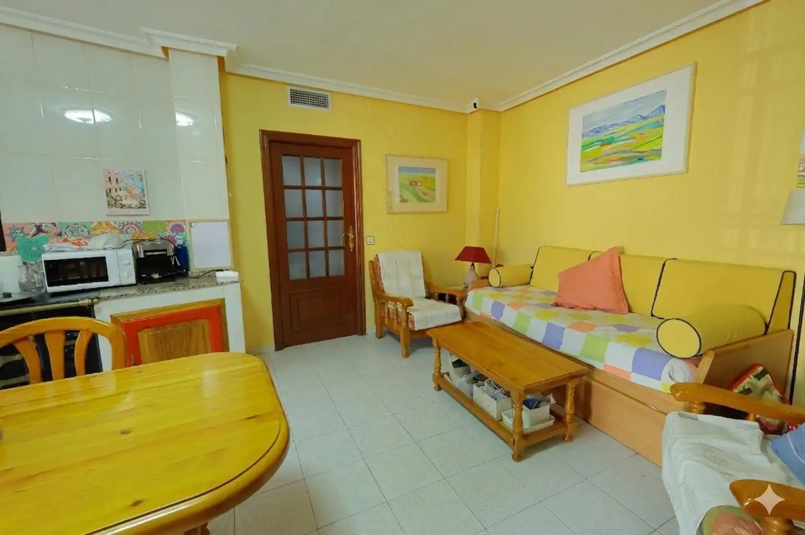 Habitación de Casa adosada en venta en Cacabelos con Calefacción y Balcón