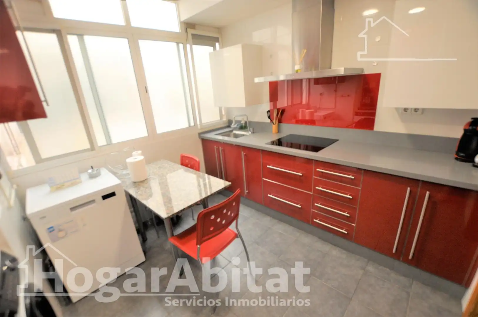 Kitchen of Flat for sale in Manises  with Air Conditioner, Heating and Balcony