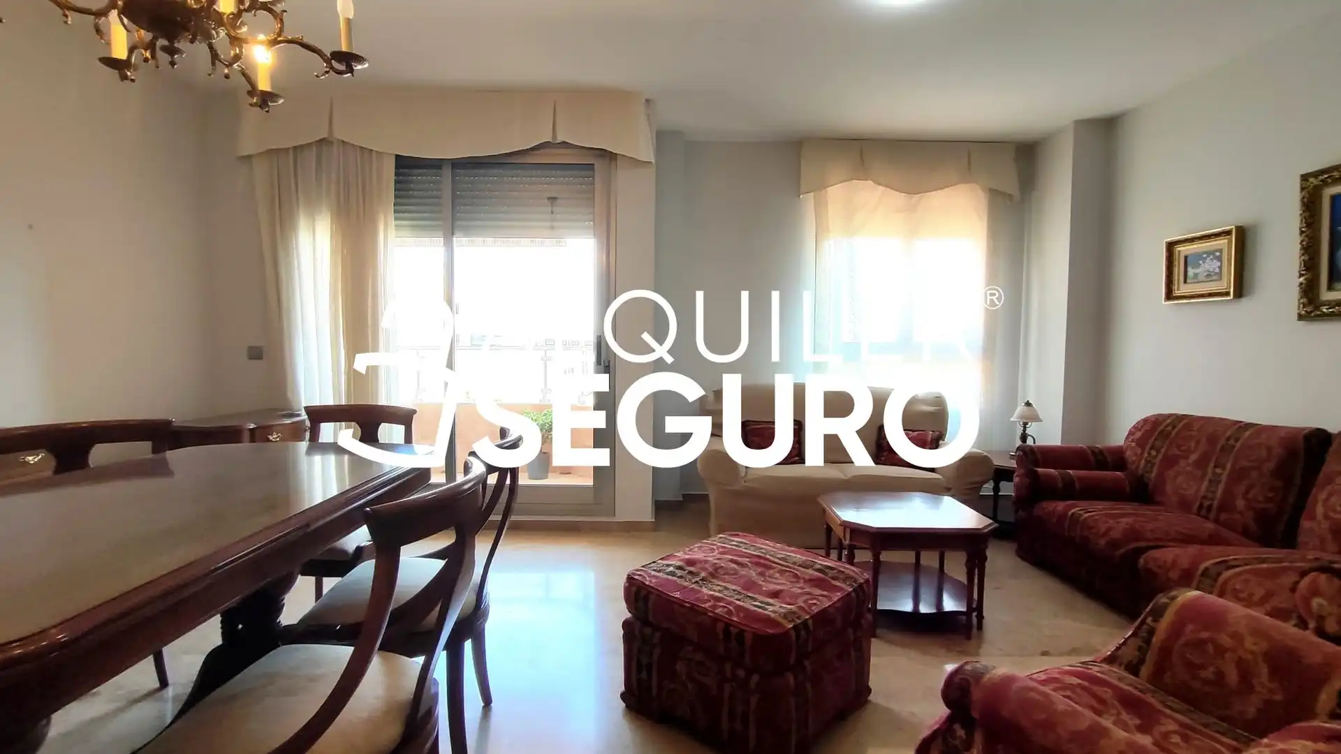 Living room of Flat for rent in Torrent  with Air Conditioner, Terrace and Storage room