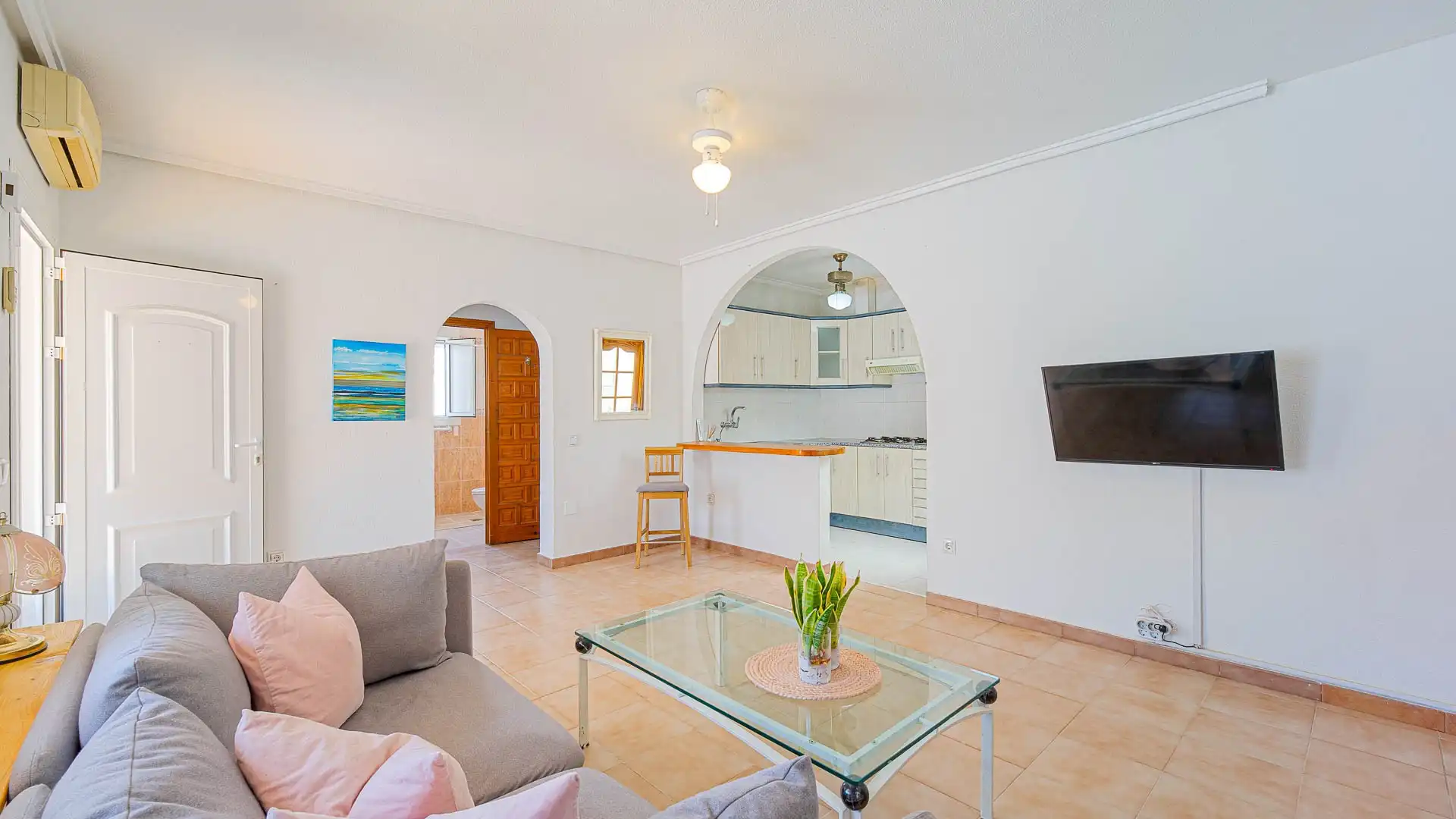 Sala de estar de Apartamento en venta en Rojales con Terraza