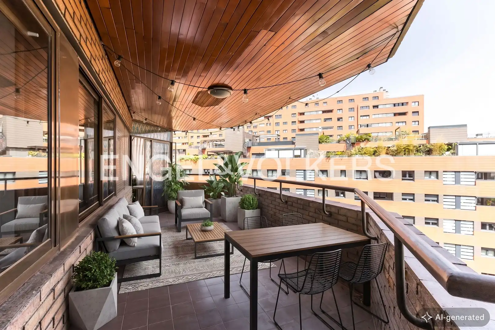 Terraza de Piso en venta en  Madrid Capital con Calefacción, Parquet y Terraza
