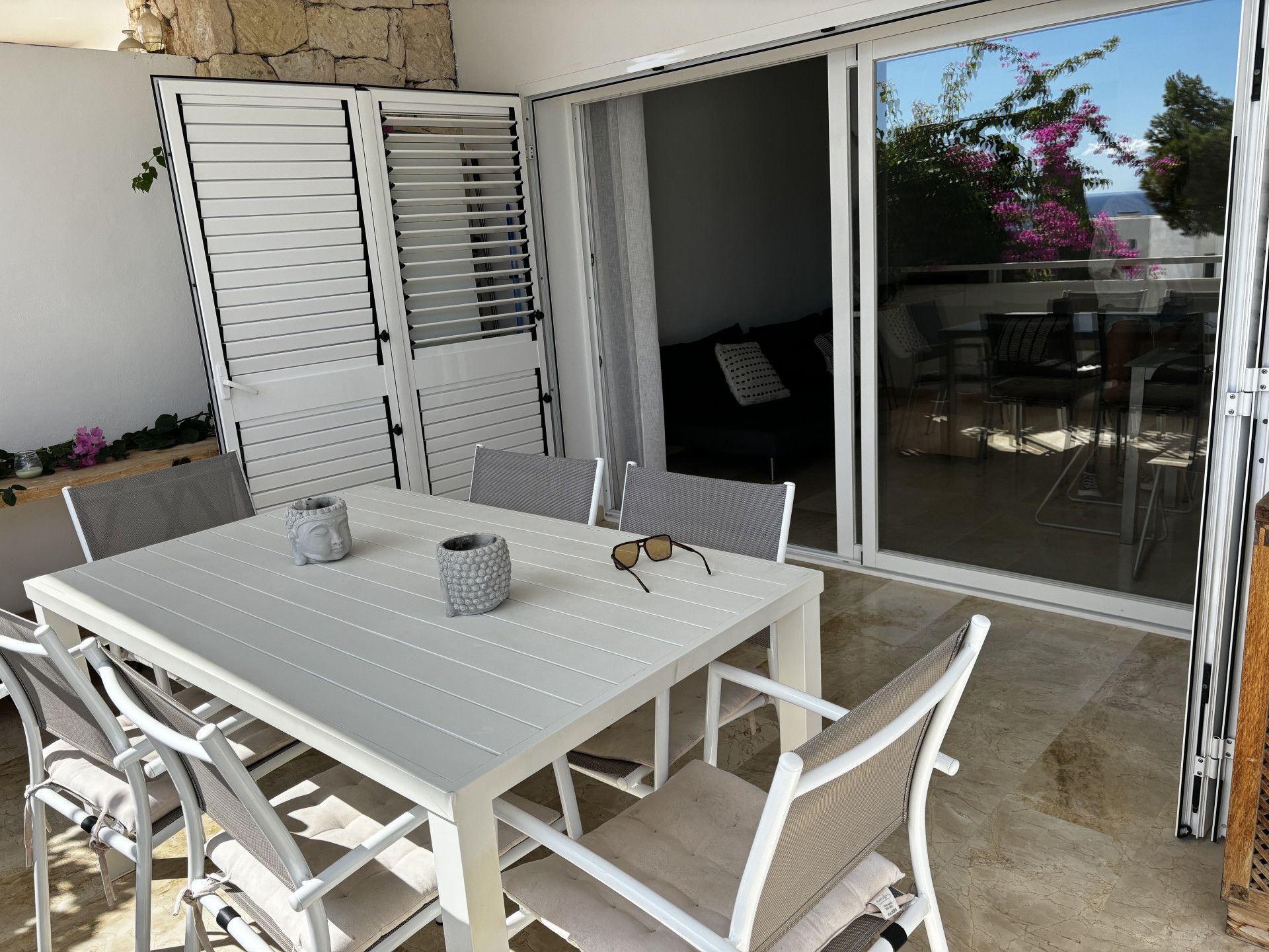 Terrassa de Apartament en venda en Santa Eulària des Riu amb Aire condicionat, Terrassa i Piscina