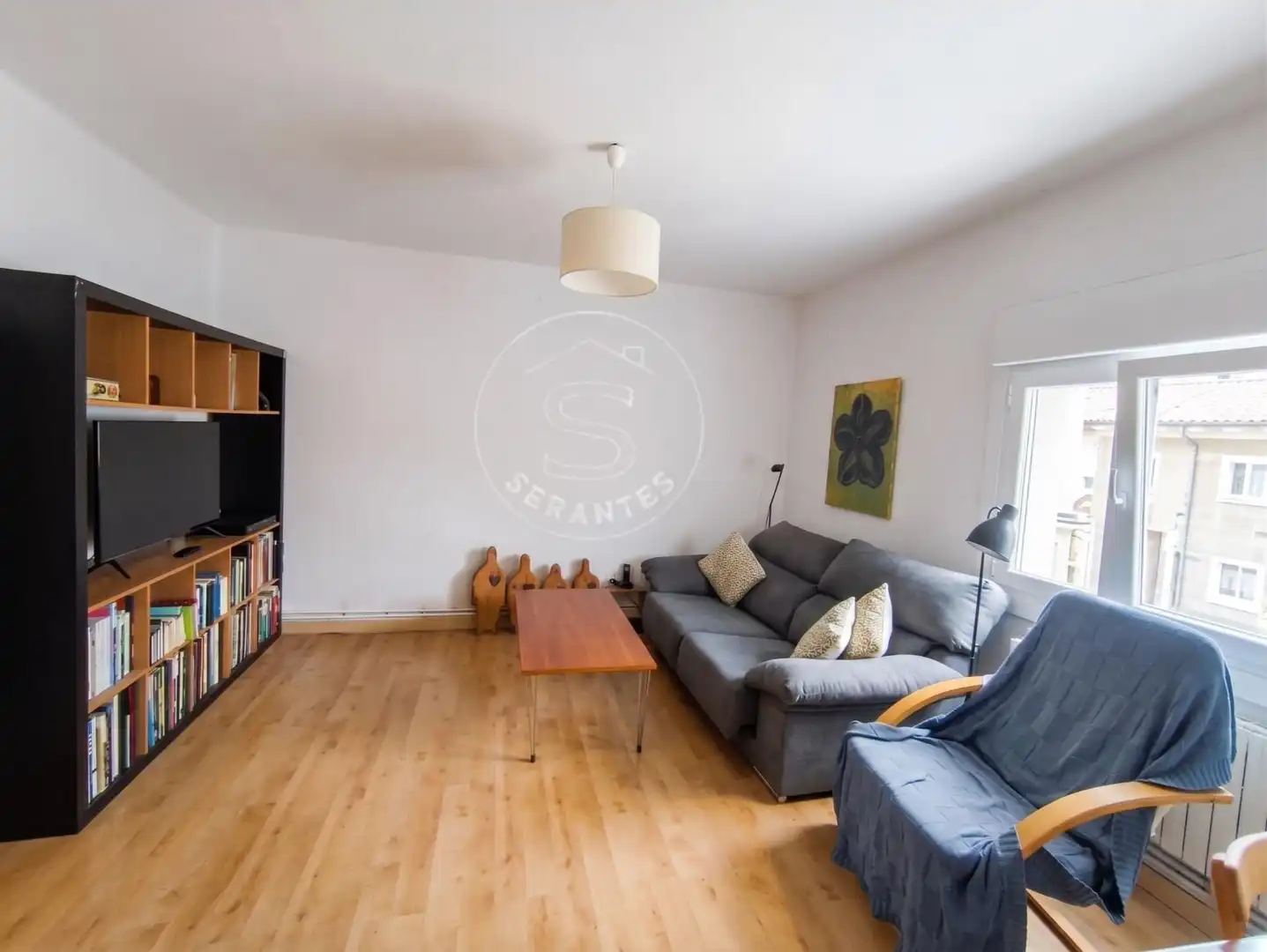 Sala de estar de Piso en venta en  Pamplona / Iruña con Calefacción