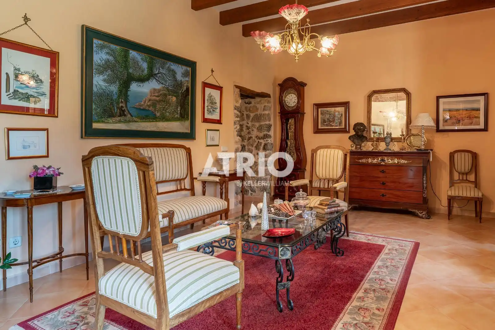 Sala de estar de Casa o chalet en venta en Calvià con Calefacción, Trastero y Piscina