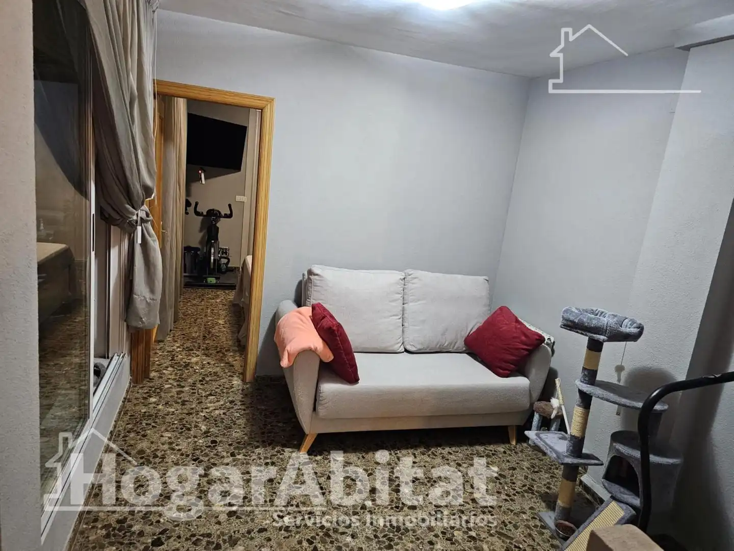 Sala d'estar de Àtic en venda en Castellón de la Plana / Castelló de la Plana amb Aire condicionat, Calefacció i Terrassa