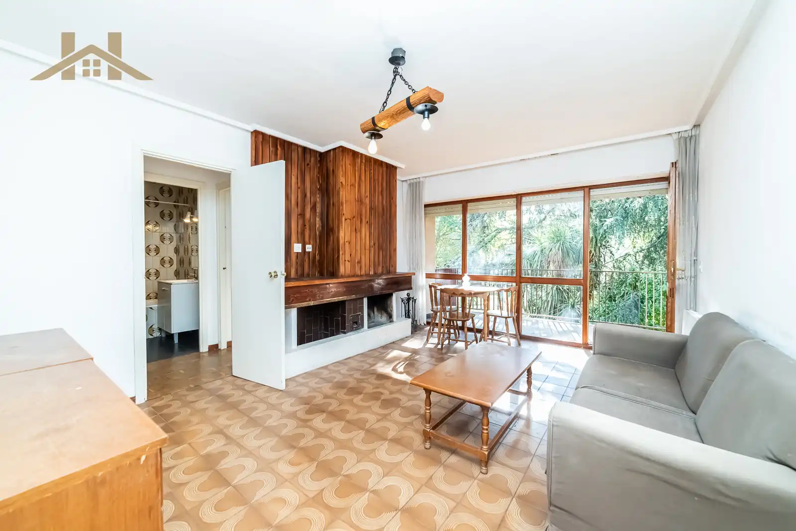 Sala d'estar de Pis en venda en San Lorenzo de El Escorial amb Calefacció, Parquet i Terrassa