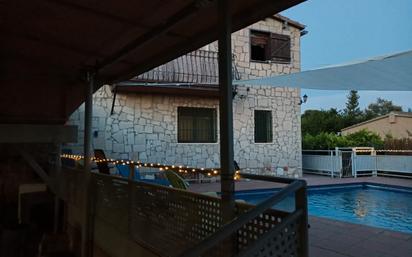 Swimming pool of House or chalet for sale in Els Alamús  with Heating, Private garden and Parquet flooring