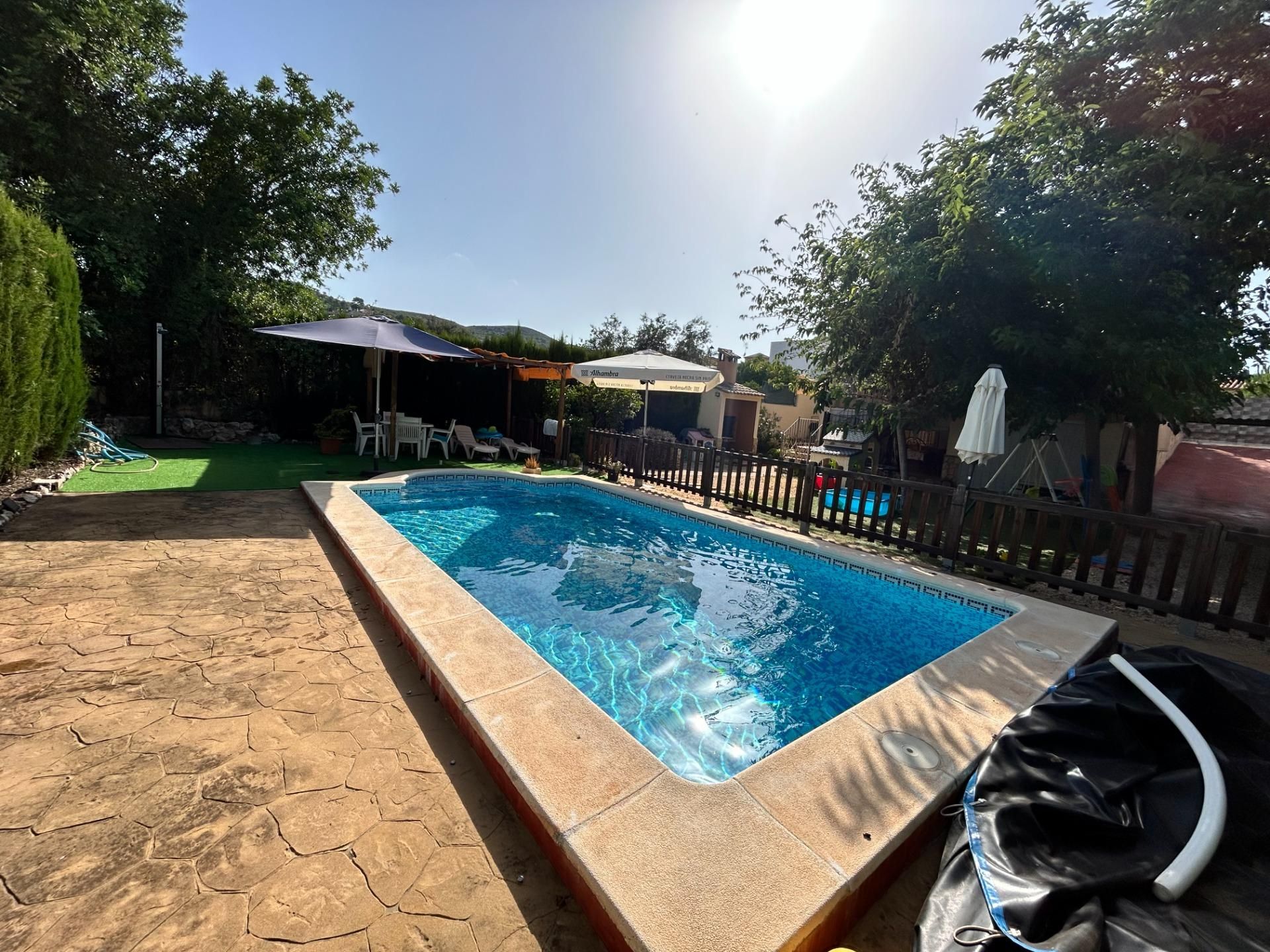 Swimming pool of House or chalet for sale in Montroy  with Private garden, Terrace and Balcony