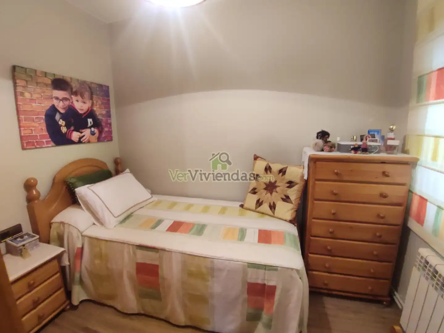 Schlafzimmer von Wohnung zum Verkauf in Viladecavalls mit Klimaanlage, Heizung und Terrasse