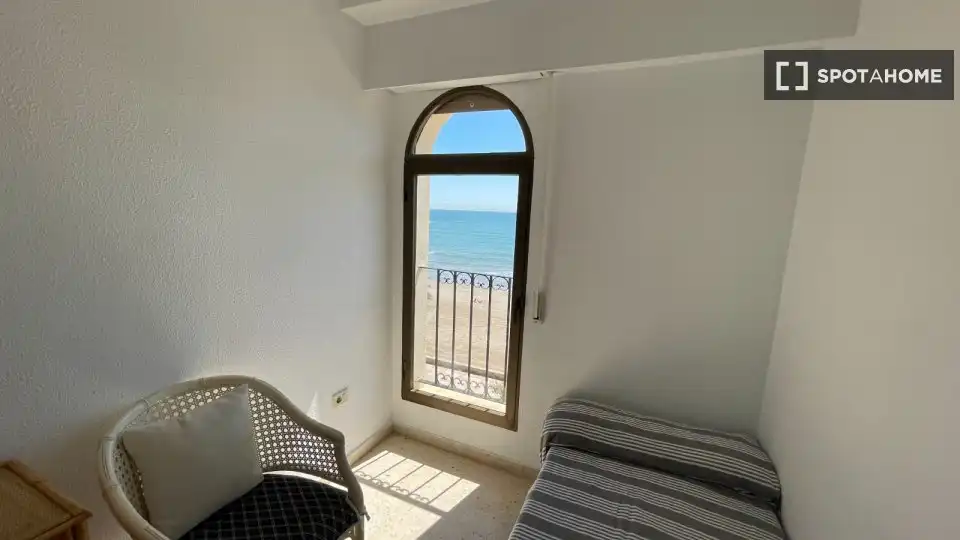 Appartamento con terrazza in affitto a Port Saplaya, imagen 14