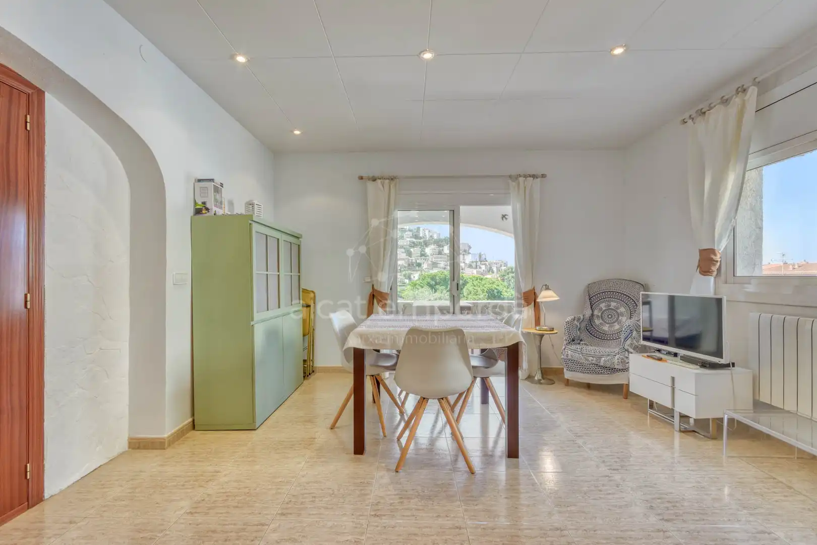 Esszimmer von Wohnung zum Verkauf in Roses mit Privatgarten und Terrasse