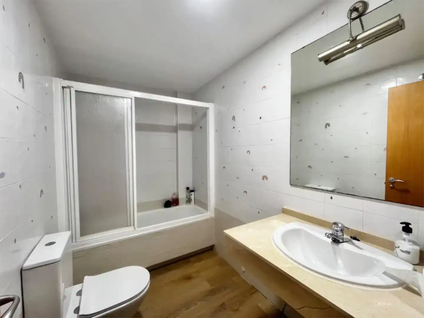 Bathroom of Flat for sale in Mojácar  with Air Conditioner, Private garden and Parquet flooring