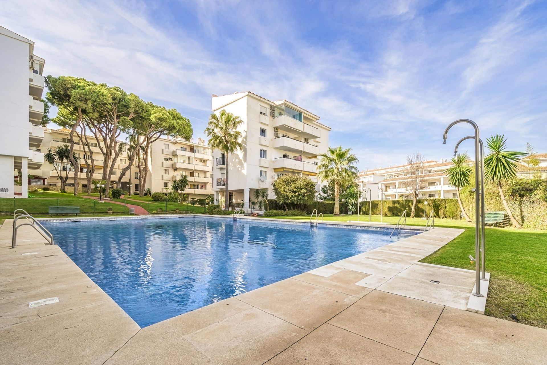 Piscina de Apartament en venda en Mijas amb Aire condicionat, Terrassa i Piscina