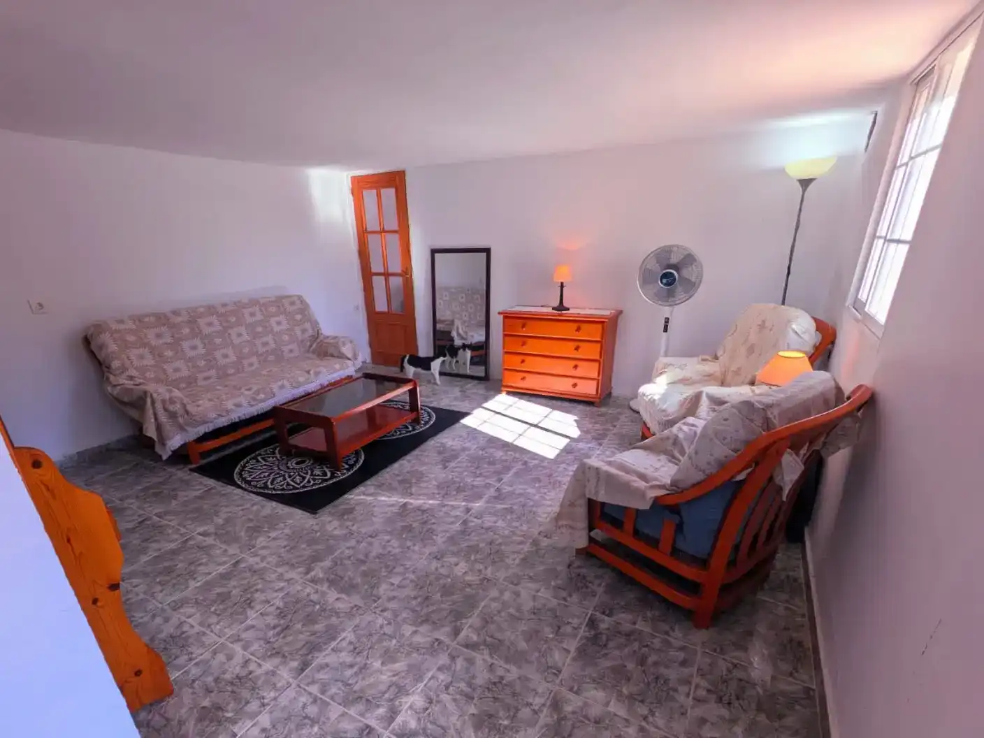 Sala d'estar de Casa o xalet en venda en  Murcia Capital amb Aire condicionat, Terrassa i Balcó