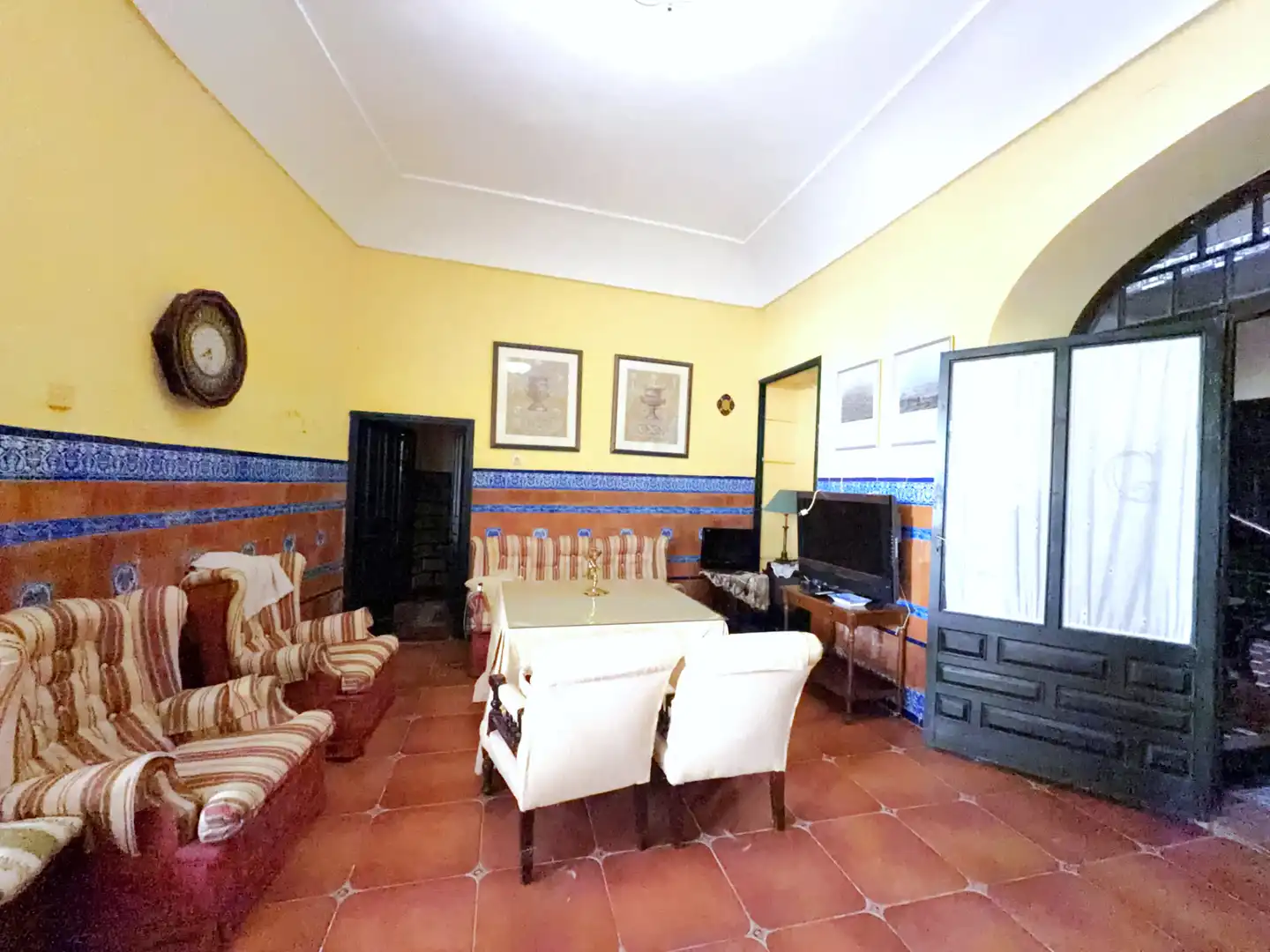 Sala d'estar de Casa adosada en venda en Zafra amb Aire condicionat i Balcó