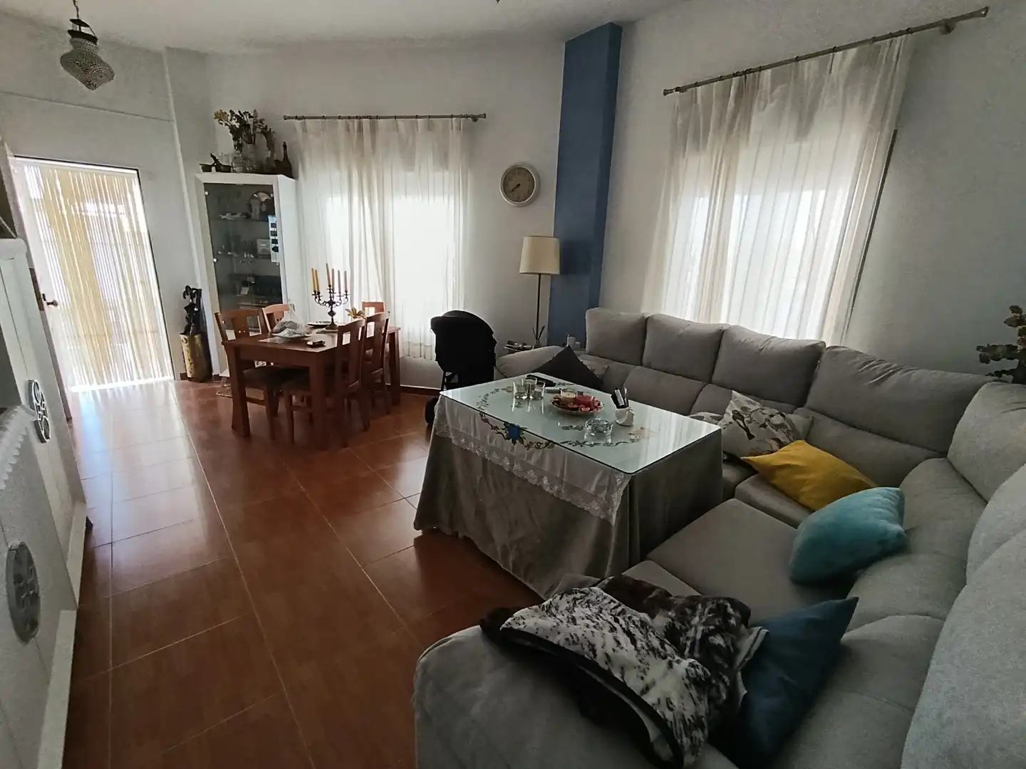 Wohnzimmer von Erdgeschoss zum Verkauf in Punta Umbría mit Möbliert, Ofen und Waschmaschine