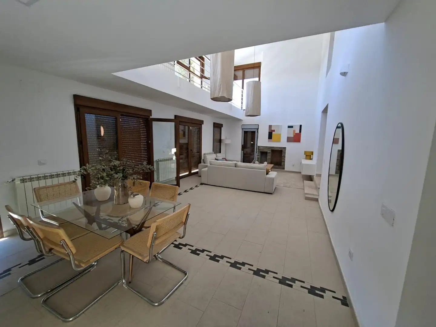 Living room of Houses for sale in Lozoyuela-Navas-Sieteiglesias
