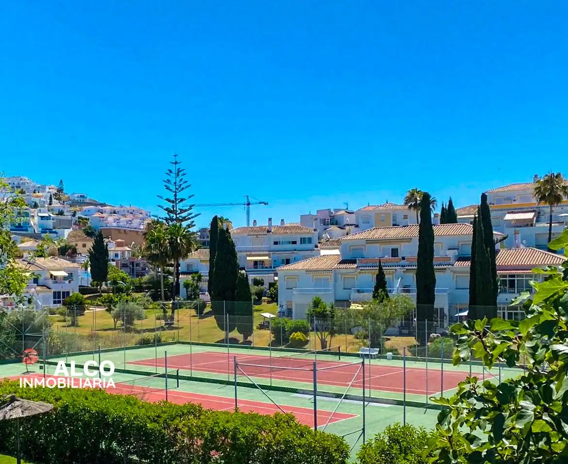 Exterior view of Houses for sale in Torrox  with Terrace, Swimming Pool and Balcony