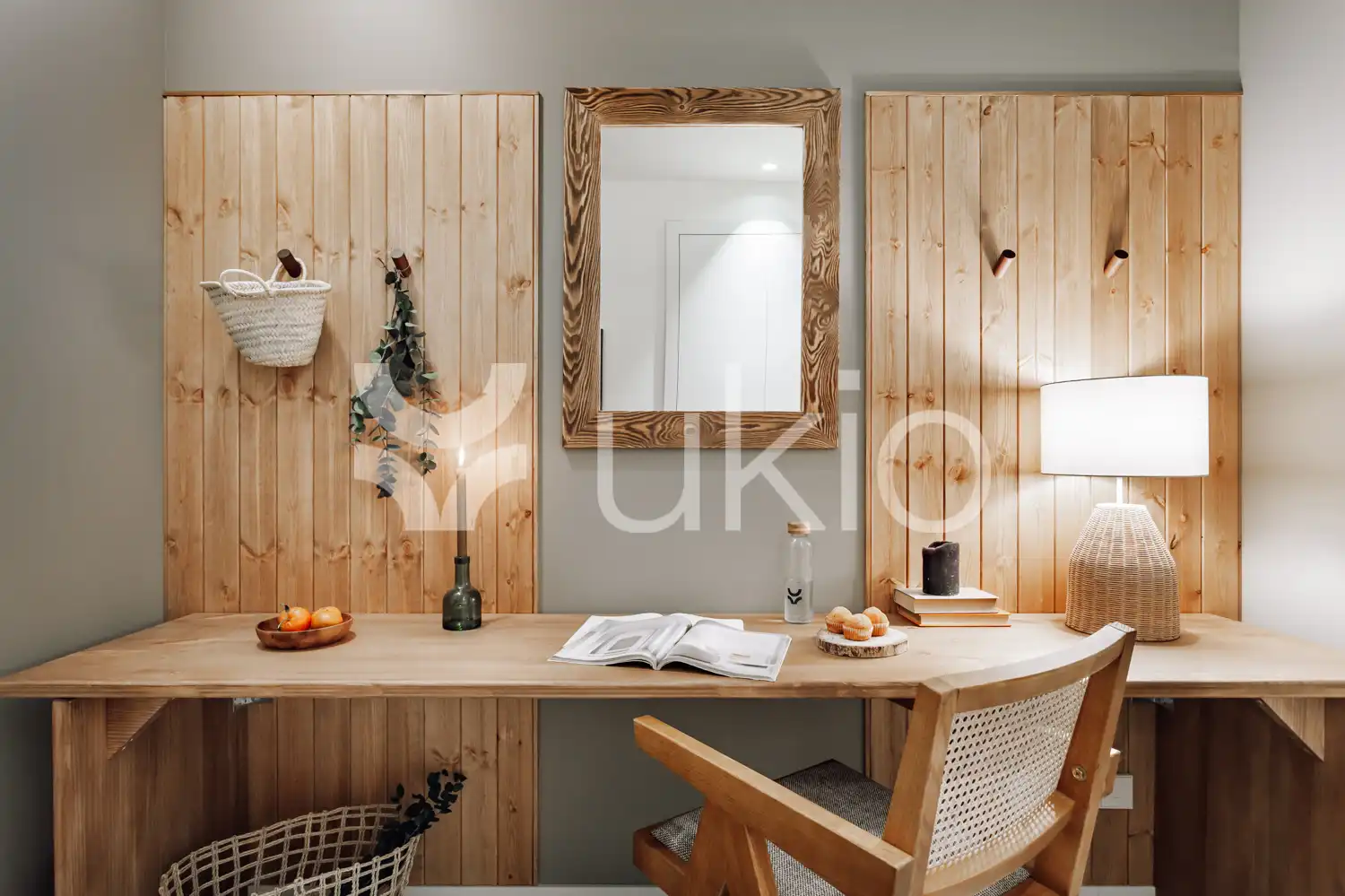 Dormitori de Apartament de lloguer en Barcelona amb Aire condicionat, Calefacció i Moblat