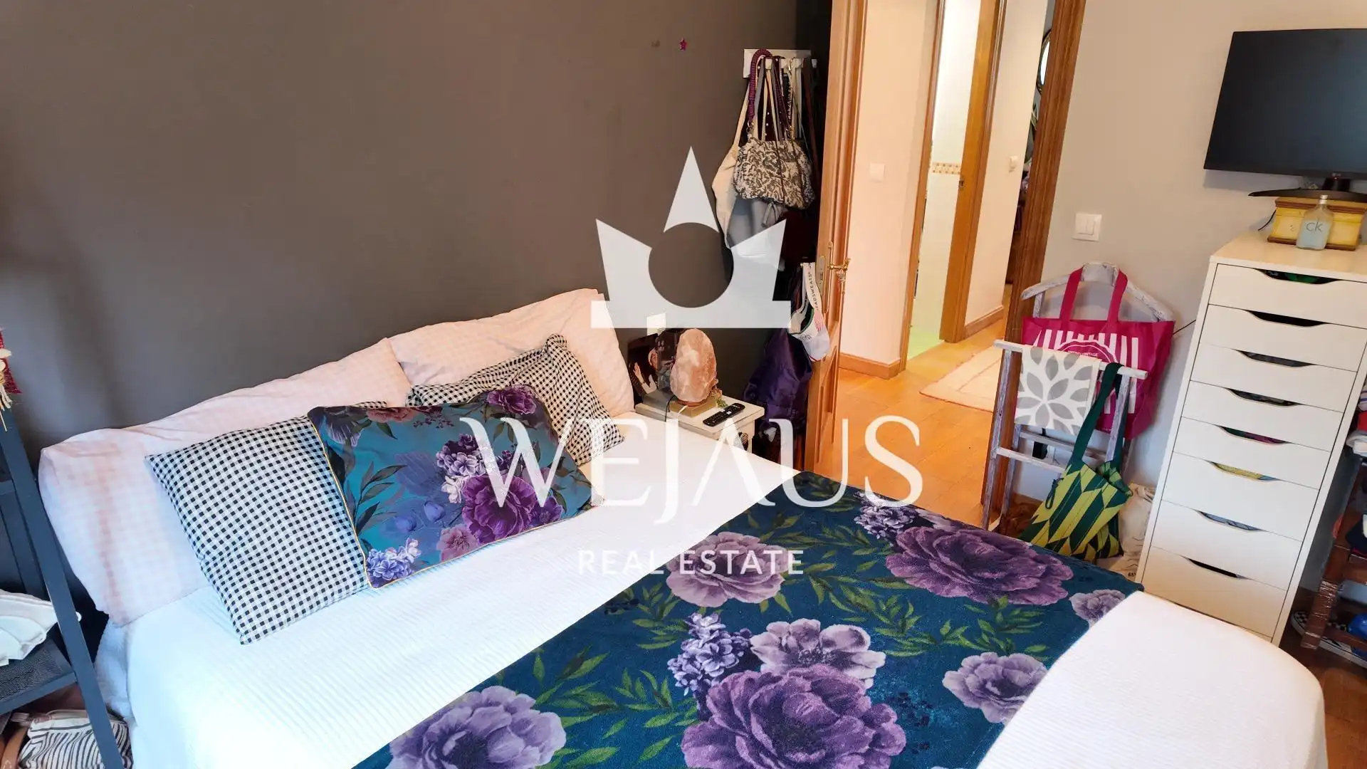 Schlafzimmer von Wohnung zum Verkauf in Piélagos mit Heizung, Privatgarten und Parkett