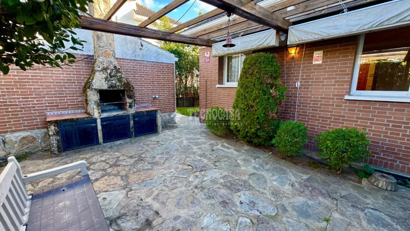 Terrace of Detached homes for sale in Moralzarzal  with Heating, Terrace and Community pool