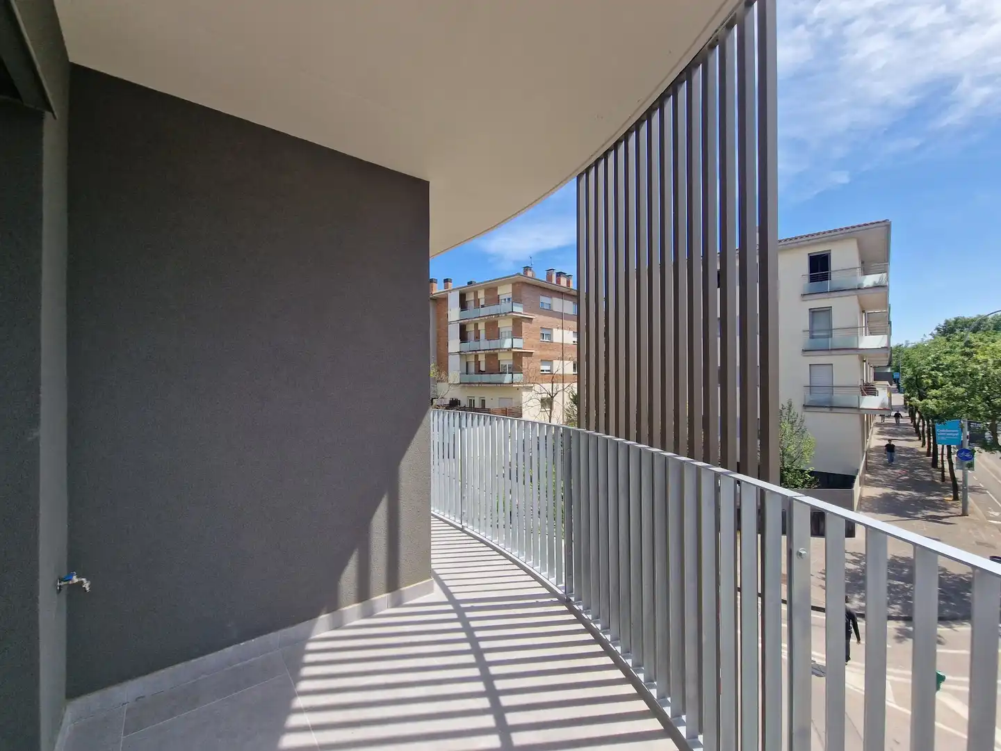 Terraza de Piso de alquiler en Girona con Aire acondicionado, Calefacción y Trastero