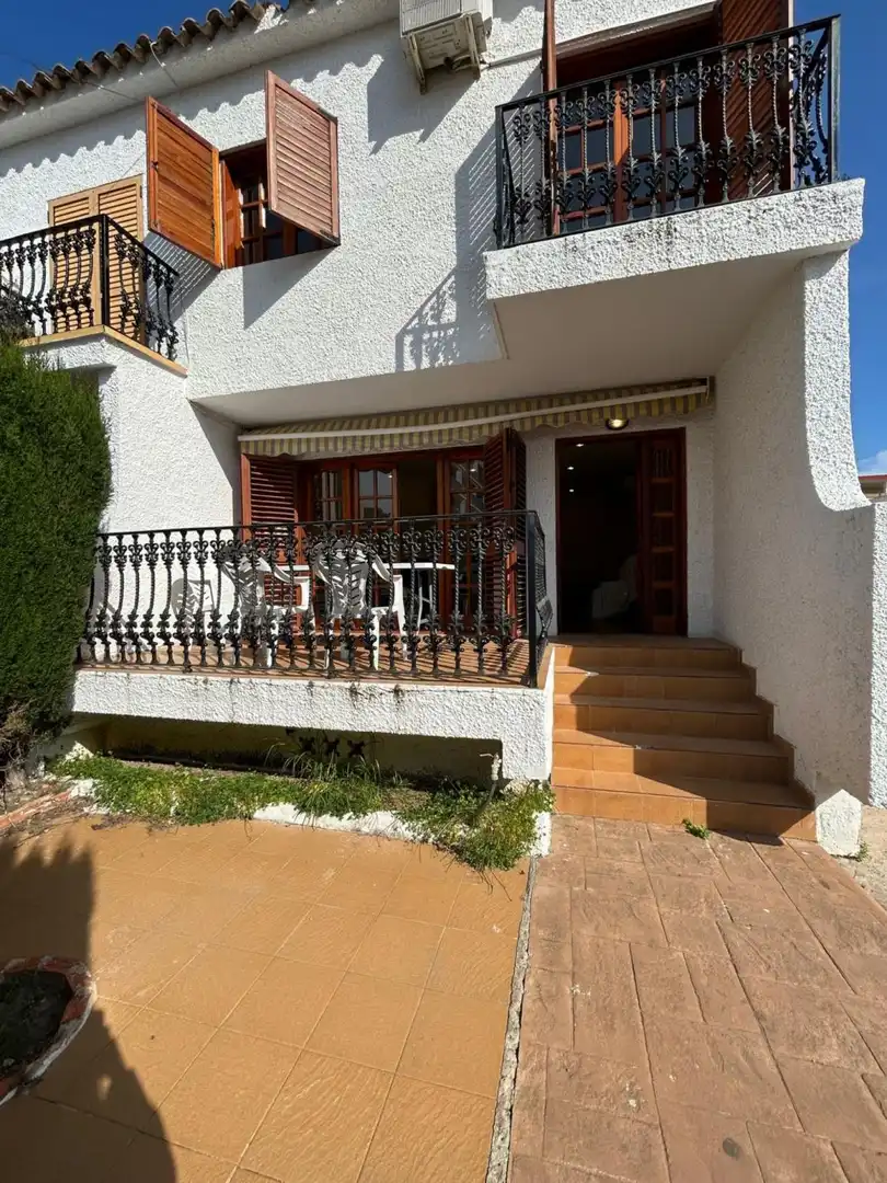 Terraza de Casa o chalet de alquiler en La Pobla de Farnals con Aire acondicionado, Terraza y Piscina