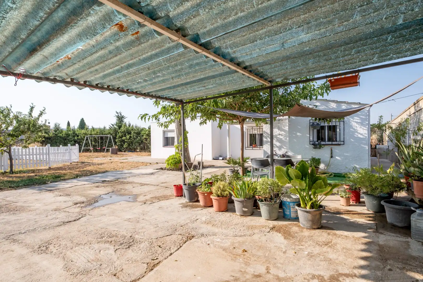 Jardí de Finca rústica en venda en Cadrete amb Aire condicionat, Calefacció i Jardí privat