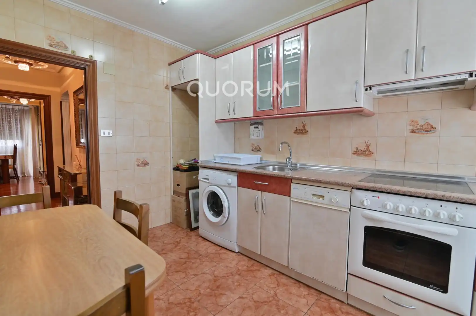 Küche von Wohnung zum Verkauf in Bilbao  mit Heizung, Terrasse und Möbliert