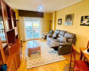 Living room of Flat for sale in Narón  with Heating, Storage room and Furnished