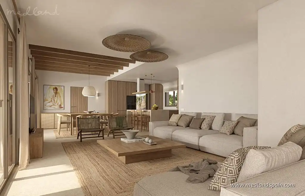 Sala de estar de Casa o chalet en venta en La Fustera  