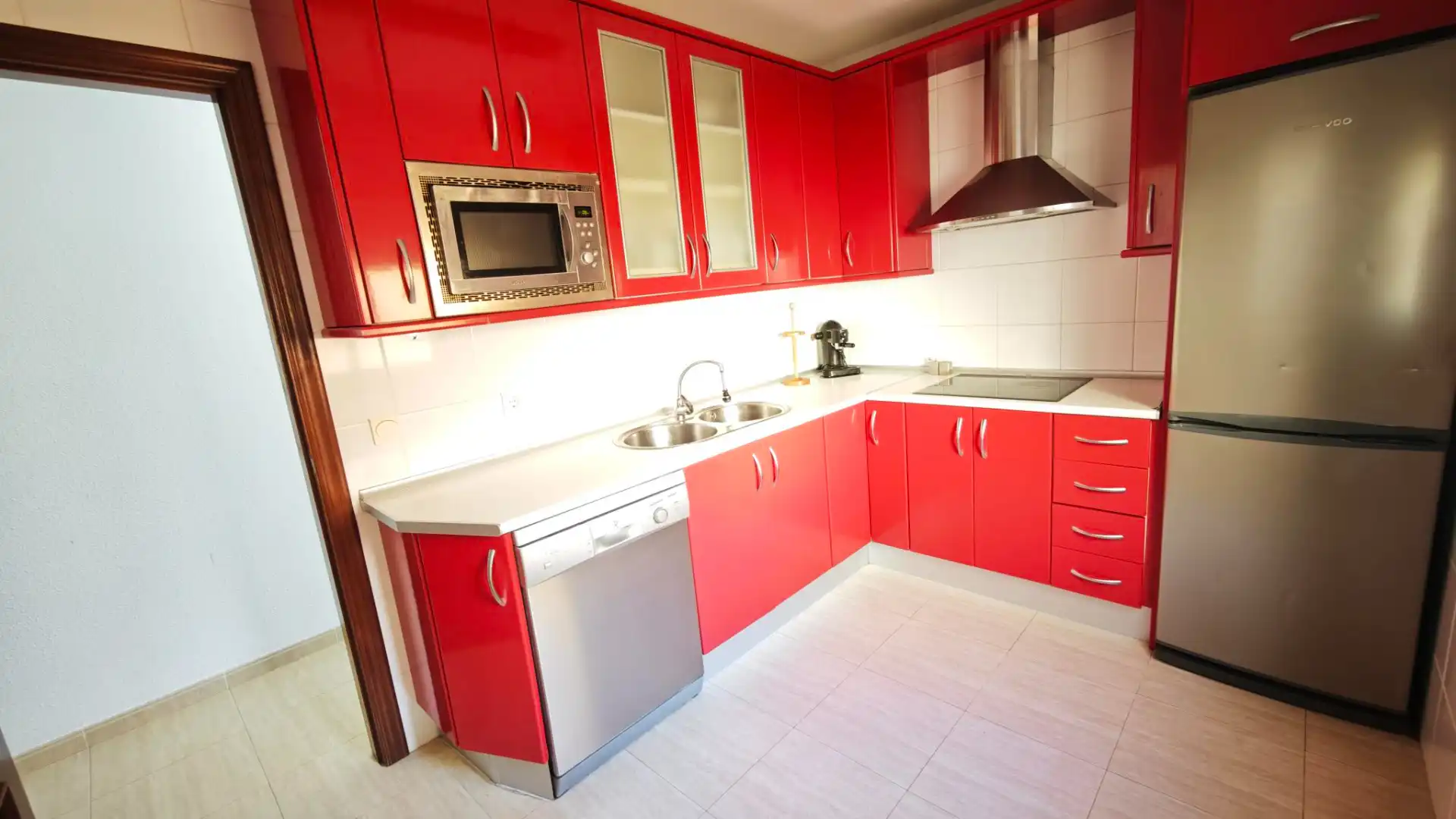 Kitchen of Attic for sale in Roquetas de Mar  with Air Conditioner, Terrace and Furnished