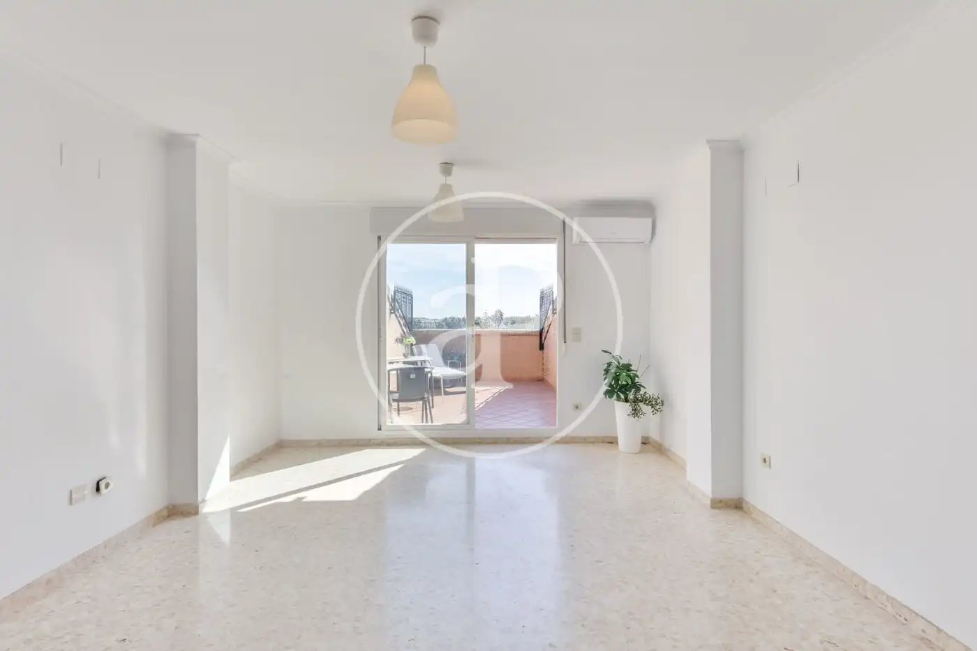 Sala de estar de Ático en venta en Canet d'En Berenguer con Aire acondicionado, Calefacción y Terraza