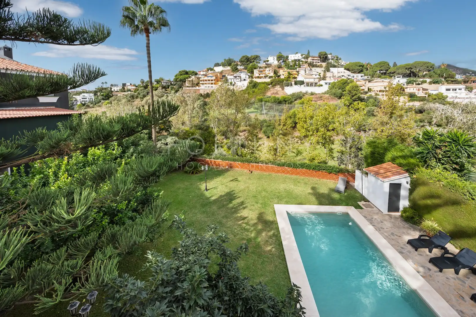 Jardín de Casa o chalet en venta en Málaga con Aire acondicionado, Calefacción y Jardín privado