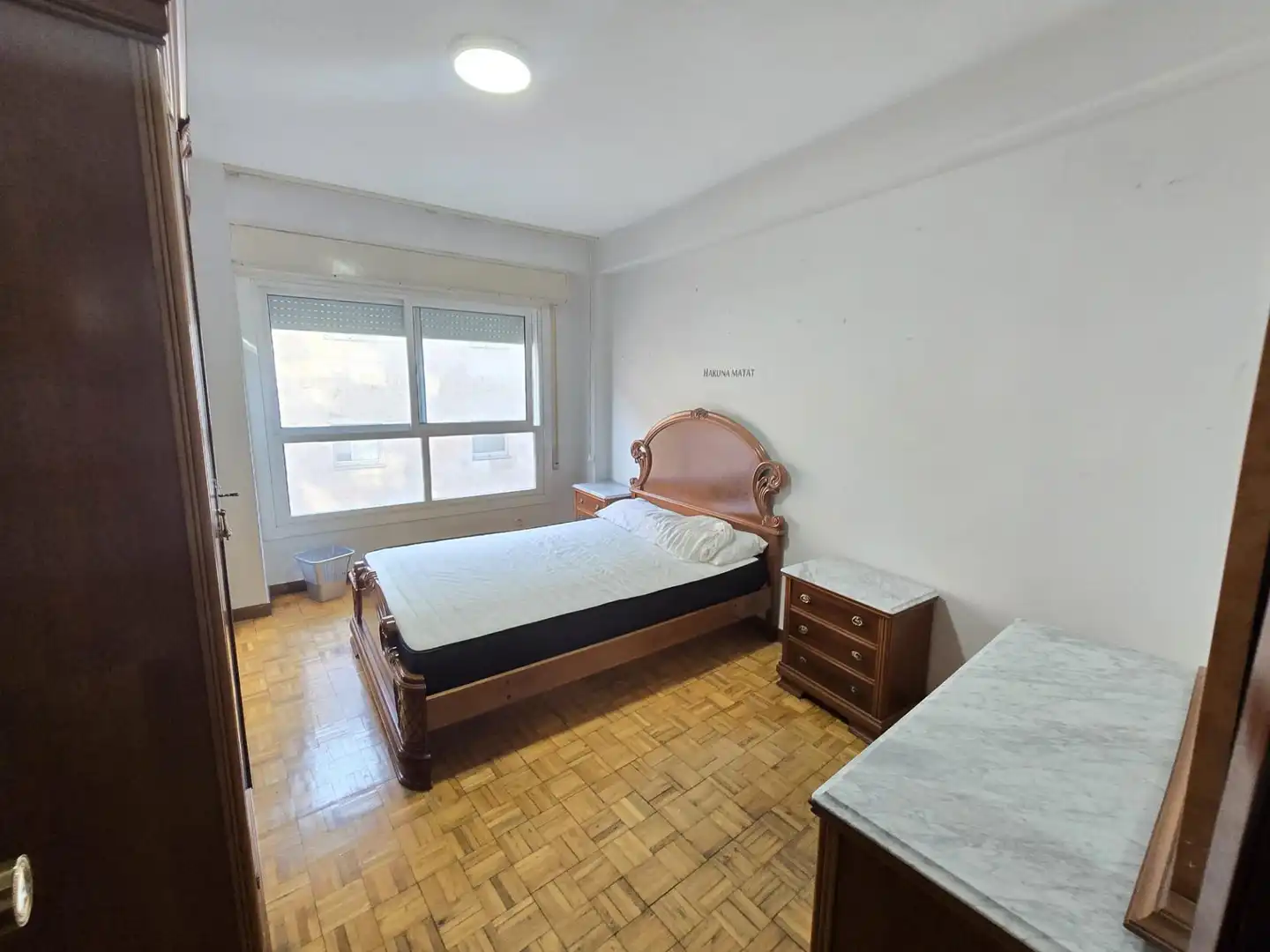 Bedroom of Flat for rent in Vigo   with Heating, Parquet flooring and Furnished