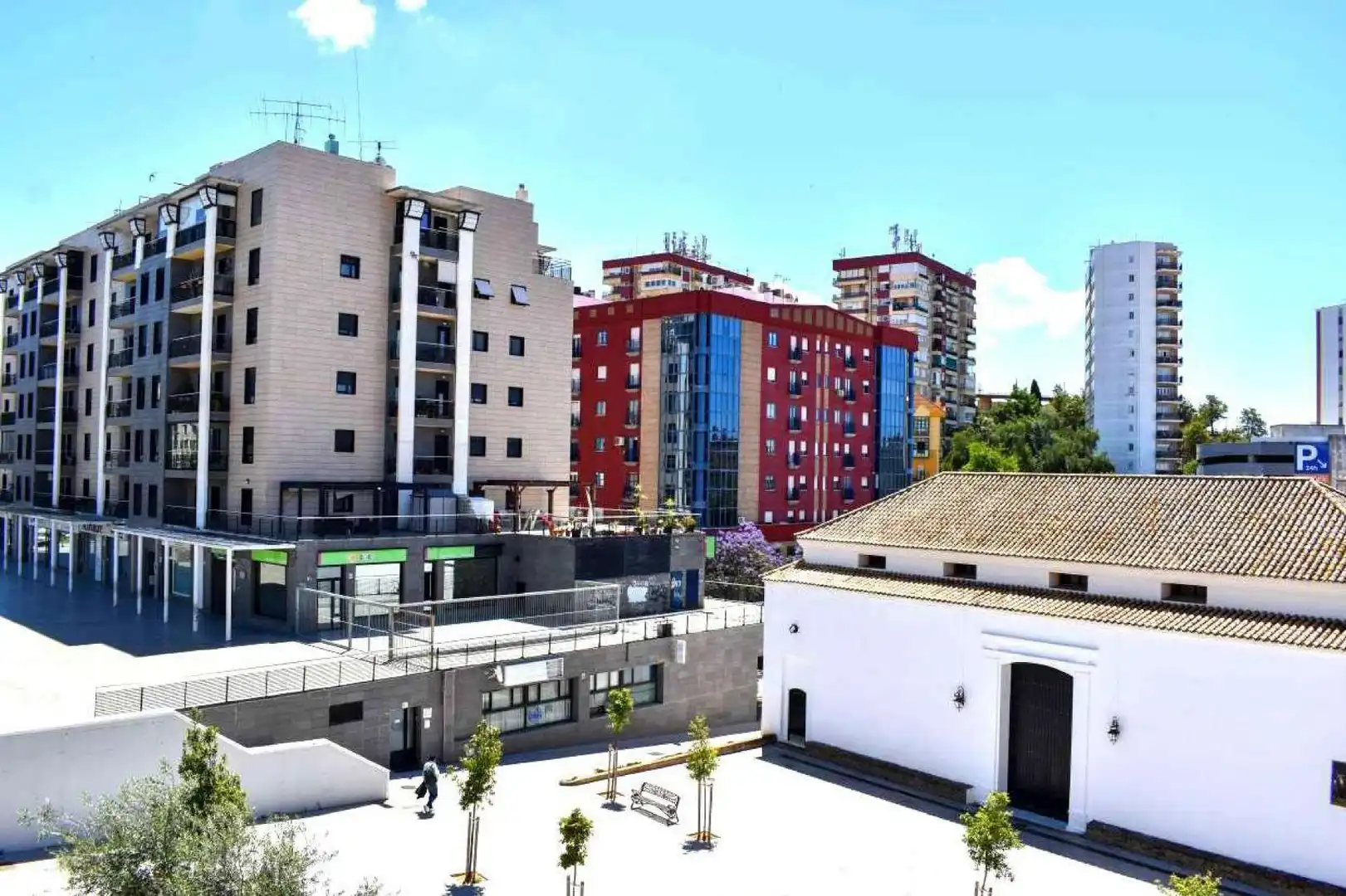 Vista exterior de Piso de alquiler en Huelva con Aire acondicionado y Amueblado
