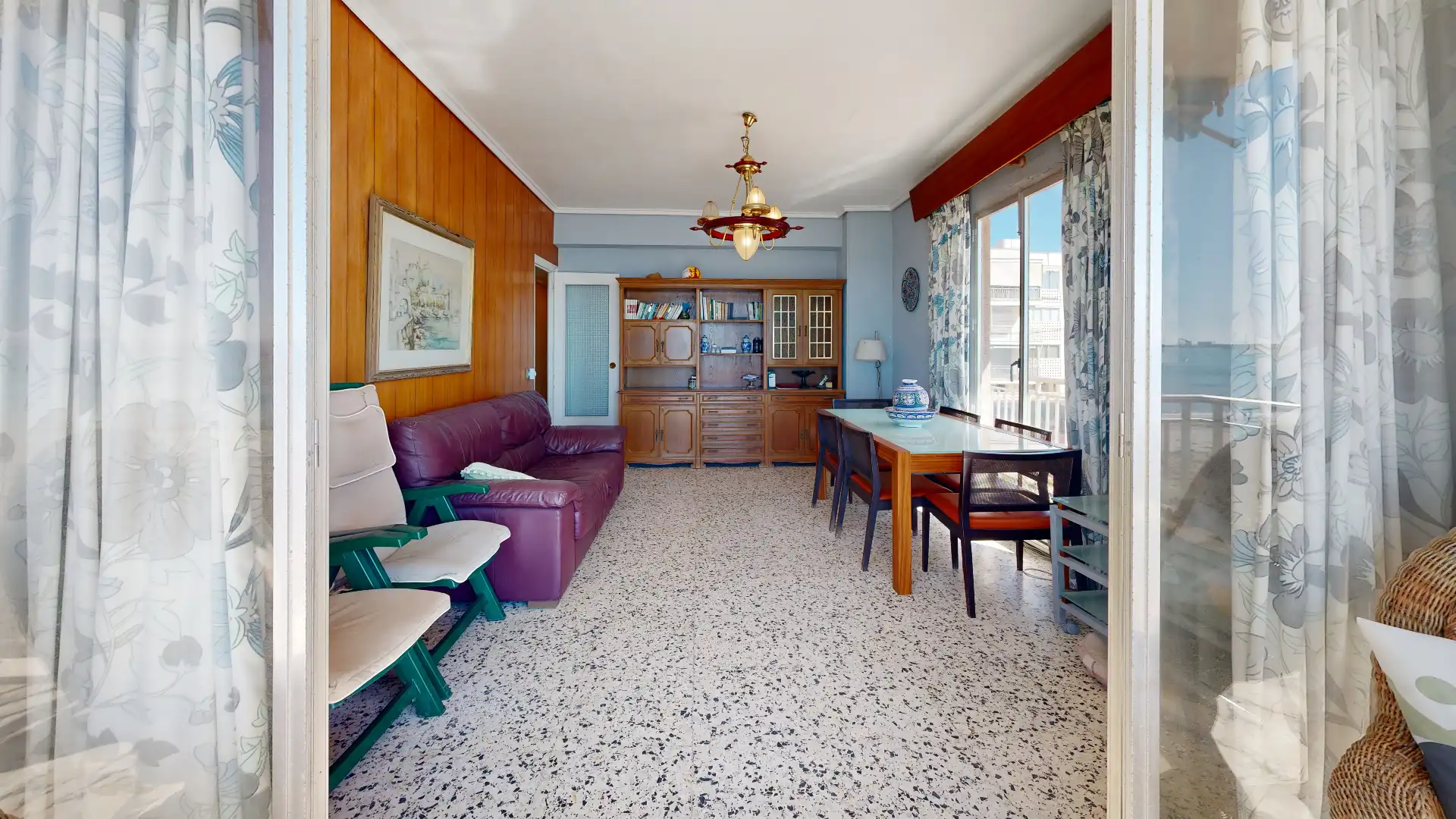 Sala de estar de Piso en venta en Santa Pola con Terraza y Amueblado