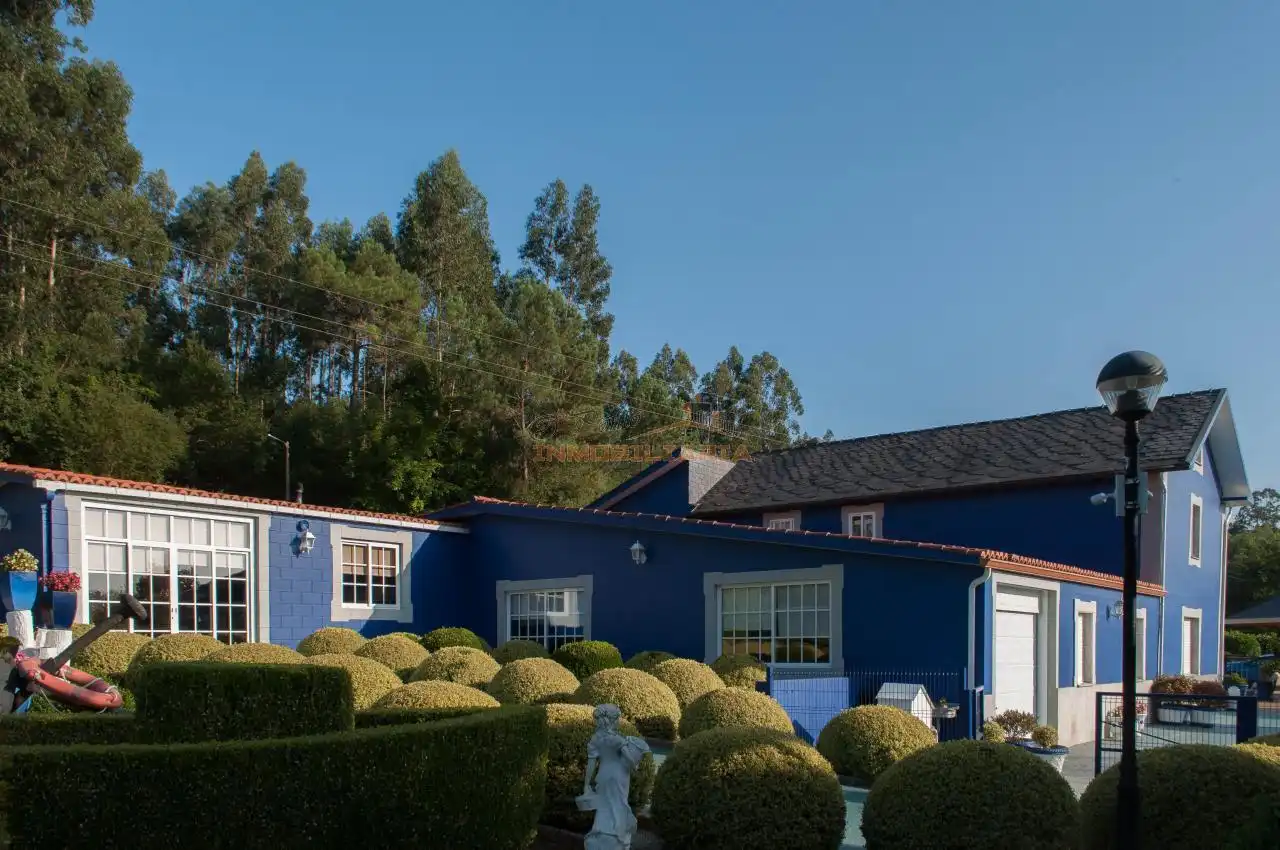 Vista exterior de Casa o chalet en venta en San Sadurniño con Calefacción, Jardín privado y Terraza