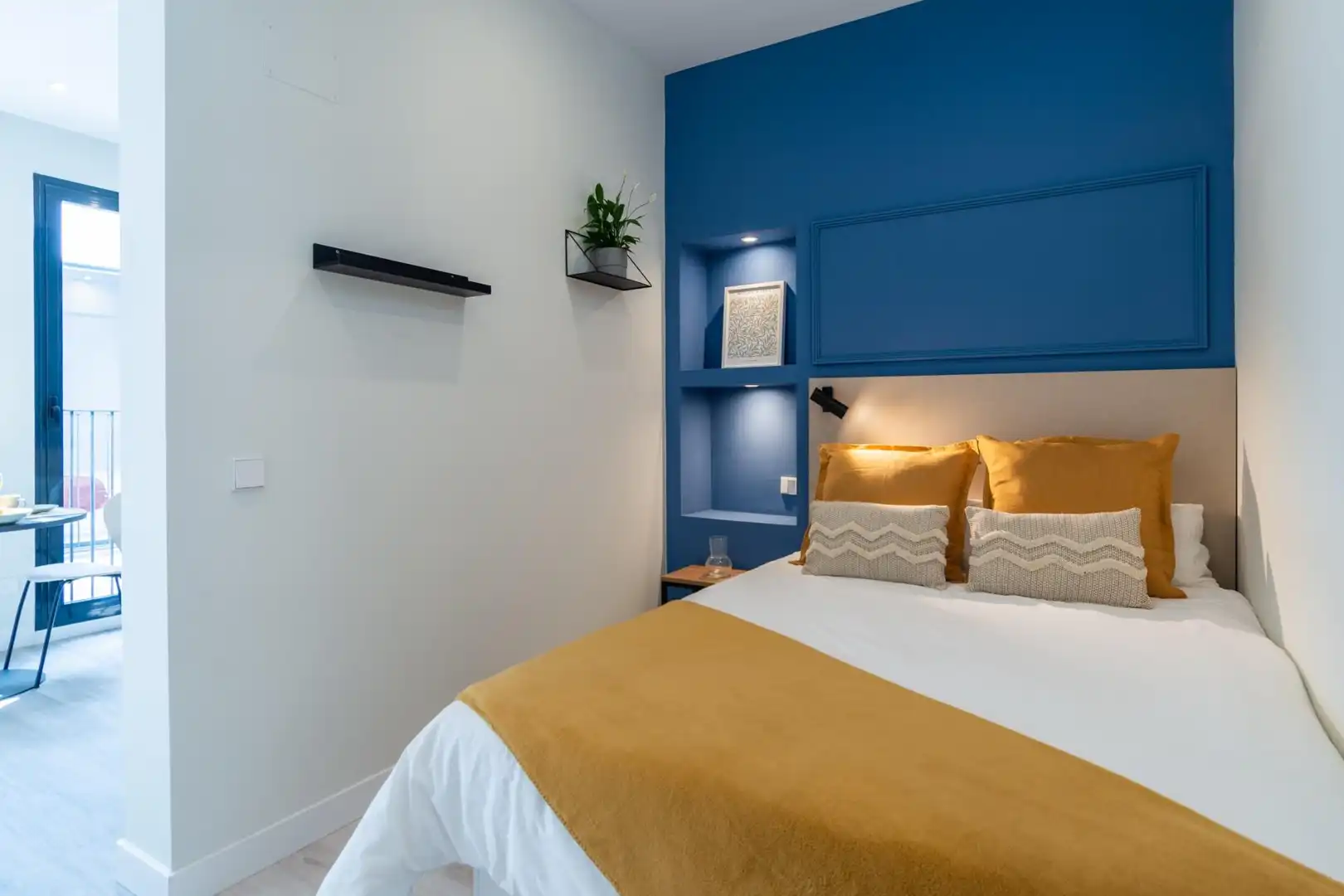 Bedroom of Study for rent in Madrid  with Air Conditioner, Heating and Furnished
