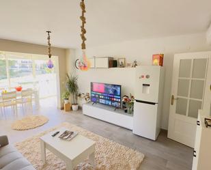 Sala d'estar de Apartament en venda en Calpe / Calp amb Aire condicionat, Calefacció i Jardí privat